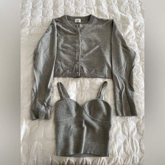 Aritzia Sweaters - Aritzia sicily cardigan and tanktop